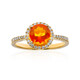 14K Mexican Fire Opal Gold Ring (CIRARI)