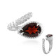 Mozambique Garnet Silver Ring