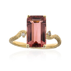 14K Congo Neon Tourmaline Gold Ring (Smithsonian)