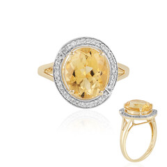 Citrine Silver Ring