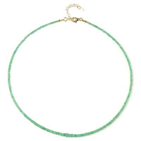 Zambian Emerald Silver Necklace