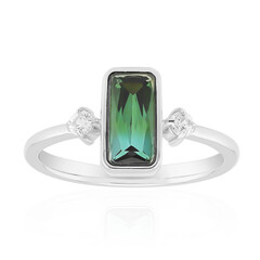 Indicolite Silver Ring (Adela Silber)