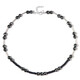 Black Hematite Silver Necklace