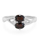 Cinnamon Zircon Silver Ring