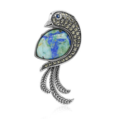 Azurite Silver Pendant (Annette classic)