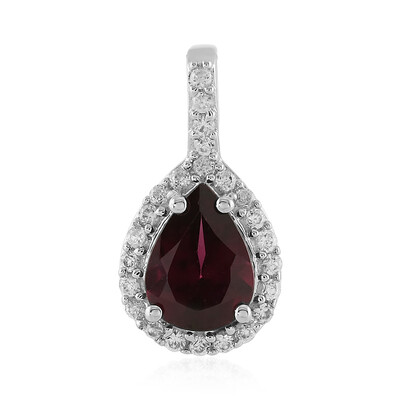 Tocantin Garnet Silver Pendant