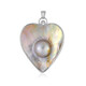 Mabe Pearl Silver Pendant (Bali Barong)