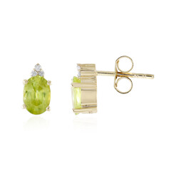 9K Sphene Gold Earrings