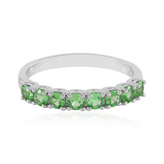 Tsavorite Silver Ring