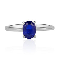 Royal Blue Spinel Silver Ring