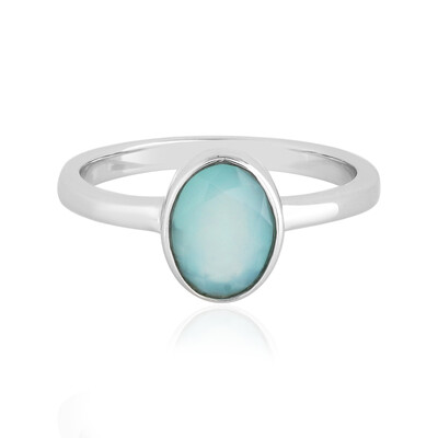 Paraiba Opal Silver Ring