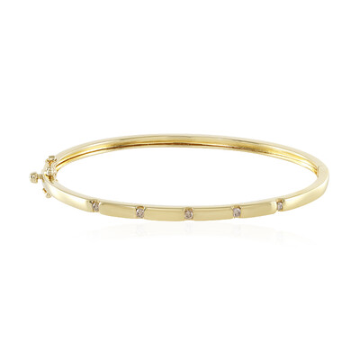 I2 Champagne Diamond Silver Bangle