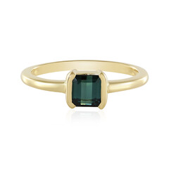 Benedito Green Tourmaline Silver Ring(Adela Silber)