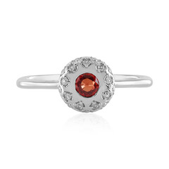 Tanzanian Ruby Silver Ring (Adela Silber)