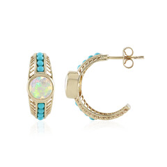 9K Welo Opal Gold Earrings (Ornaments by de Melo)