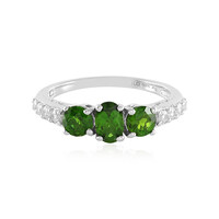 Russian Diopside Silver Ring