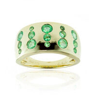 9K Colombian Emerald Gold Ring (de Melo)