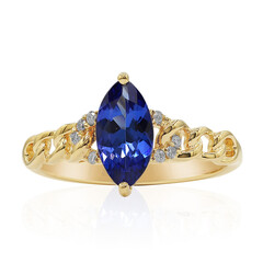 14K AAA Tanzanite Gold Ring (CIRARI)