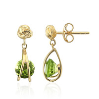 Peridot Silver Earrings