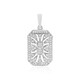 Zircon Silver Pendant