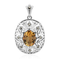 Citrine Silver Pendant (Annette classic)