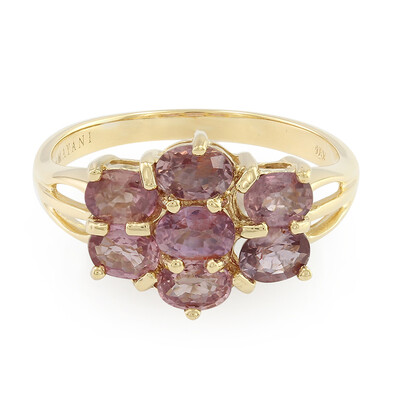 18K Unheated Padparadscha Sapphire Gold Ring (AMAYANI)