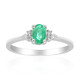 10K AAA Zambian Emerald Gold Ring