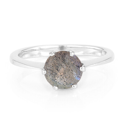 Romanian Spectrolite Silver Ring