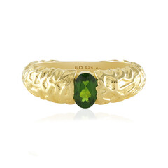 Russian Diopside Silver Ring (SAELOCANA)