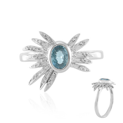 Ratanakiri Zircon Silver Ring (MONOSONO COLLECTION)