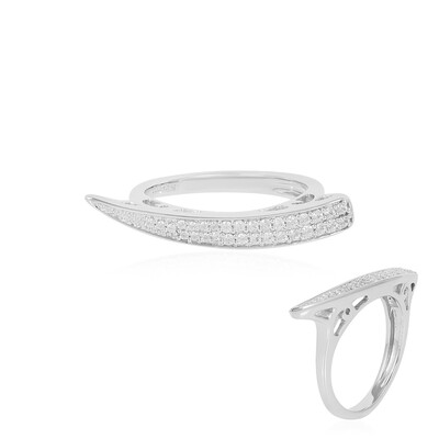 Zircon Silver Ring