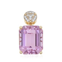 14K Patroke Kunzite Gold Pendant (AMAYANI)