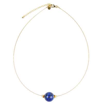 Lapis Lazuli Silver Necklace