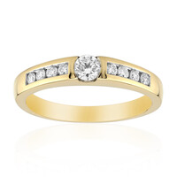 9K SI1 (G) Diamond Gold Ring