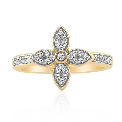 9K SI1 (G) Diamond Gold Ring (Annette)