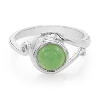 Imperial Chrysoprase Silver Ring