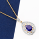 Madagascar Blue Sapphire Silver Pendant