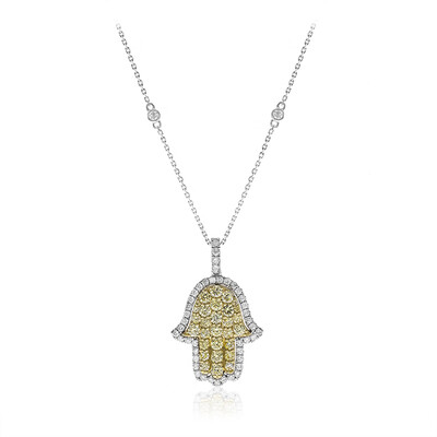 14K SI2 Yellow Diamond Gold Necklace (CIRARI)