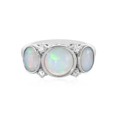 Welo Opal Silver Ring