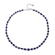 Blue Bemainty Sapphire Silver Necklace