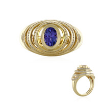 14K AAA Tanzanite Gold Ring (de Melo)