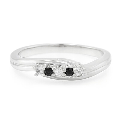 White Sapphire Silver Ring