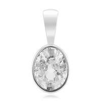 Zircon Silver Pendant