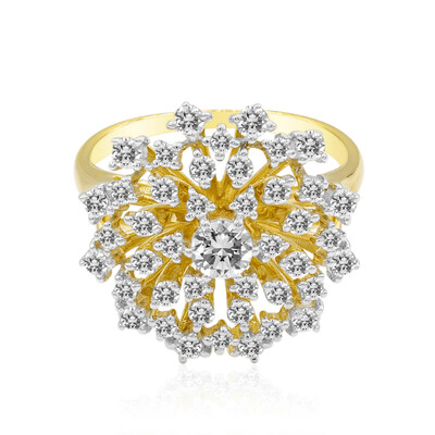 14K SI1 (G) Diamond Gold Ring (Annette)