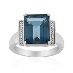 London Blue Topaz Silver Ring