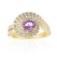 9K Purple Sapphire Gold Ring (Adela Gold)