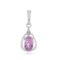 Kunzite Silver Pendant