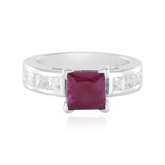 Ruby Silver Ring