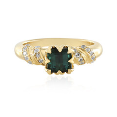 Benedito Green Tourmaline Silver Ring