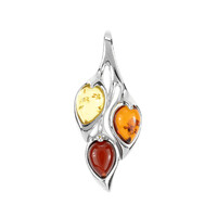 Baltic Amber Silver Pendant